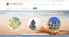 Desktop Screenshot of petfriendlybyowner.com